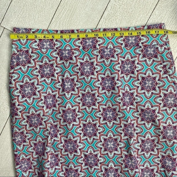 Talbots Summer star print skirt size 14p - Picture 3 of 8